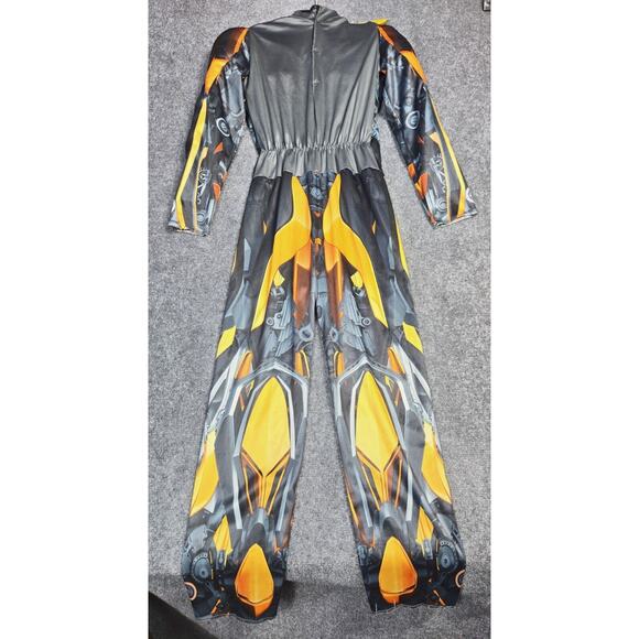 Transformers Bumblebee Costume Mask & Jumpsuit Size M (7-8) No Helmet - Picture 10 of 14